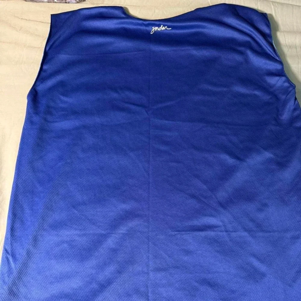 Jordan Reversible Basketball Jersey XL Blue Athletic‎ Tank Top Jumpman